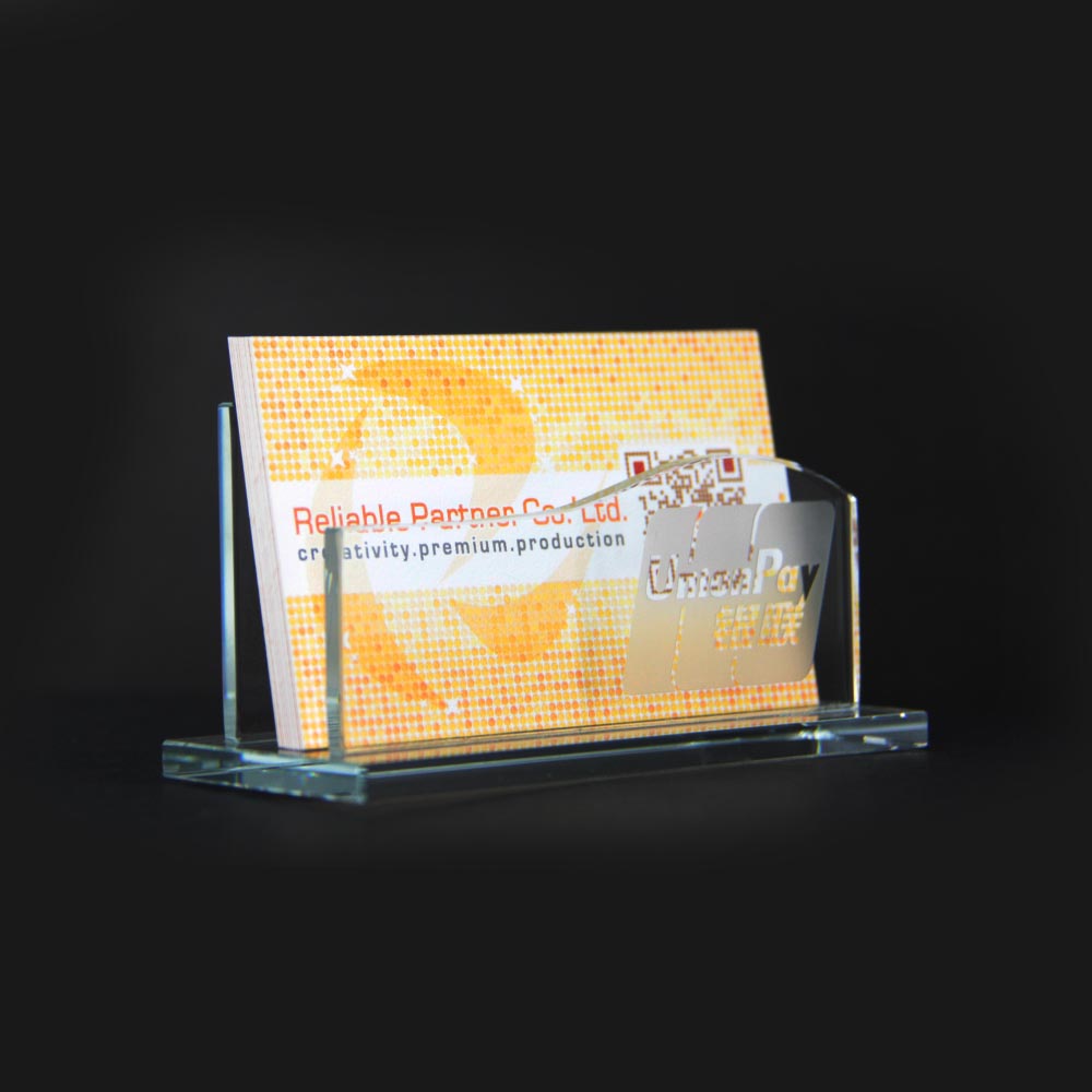 Crystal Name Card Holder